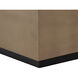 Shiloh 47.25 X 47.25 inch White / Black Coffee Table